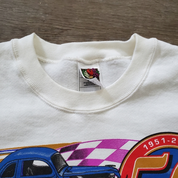 Vintage Oswego Speedway 50 Years 1951-2000 Racing Sweatshirt Adult L Double Side - Picture 6 of 9